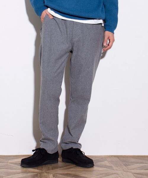 GLOSTER（グロスター）の「【GLOSTER/グロスター】wonder shape ウール調 イージーパンツ（その他パンツ・メンズ・ダークネイビー/オリーブ/ブラック系その他3/グレー・M/L/S/XL）」の3枚目の写真