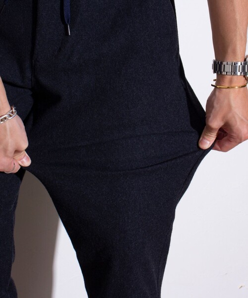 GLOSTER（グロスター）の「【GLOSTER/グロスター】wonder shape ウール調 イージーパンツ（その他パンツ・メンズ・ダークネイビー/オリーブ/ブラック系その他3/グレー・M/L/S/XL）」の18枚目の写真