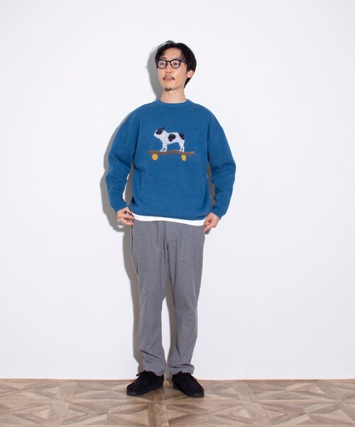 GLOSTER（グロスター）の「【GLOSTER/グロスター】wonder shape ウール調 イージーパンツ（その他パンツ・メンズ・ダークネイビー/オリーブ/ブラック系その他3/グレー・M/L/S/XL）」の21枚目の写真