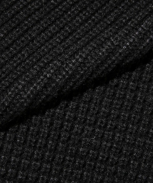 NANO universe（ナノユニバース）の「コンビゲージタートルニット（ニット/セーター・メンズ・グレー/オフホワイト/ブラック・L/M/S）」の15枚目の写真