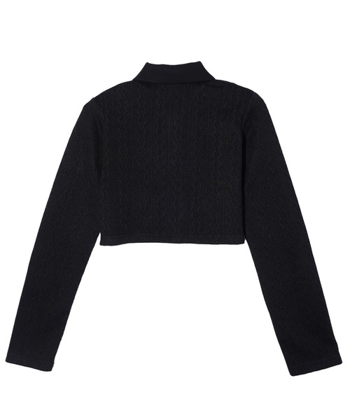 X-girl（エックスガール）の「GOOD GIRL TOP（シャツ/ブラウス・レディース・ブラック/ホワイト・S/M）」の13枚目の写真