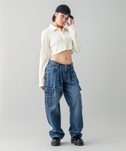 X-girl（エックスガール）の「GOOD GIRL TOP（シャツ/ブラウス・レディース・ブラック/ホワイト・S/M）」の8枚目の写真