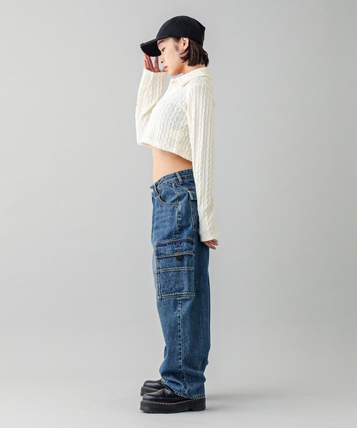 X-girl（エックスガール）の「GOOD GIRL TOP（シャツ/ブラウス・レディース・ブラック/ホワイト・S/M）」の9枚目の写真