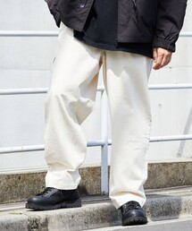 FREAK'S STORE | リラックスフィット ウェービングベルト デニムパンツ/バルーンシルエット/テーパード/ワイドデニム(デニムパンツ)