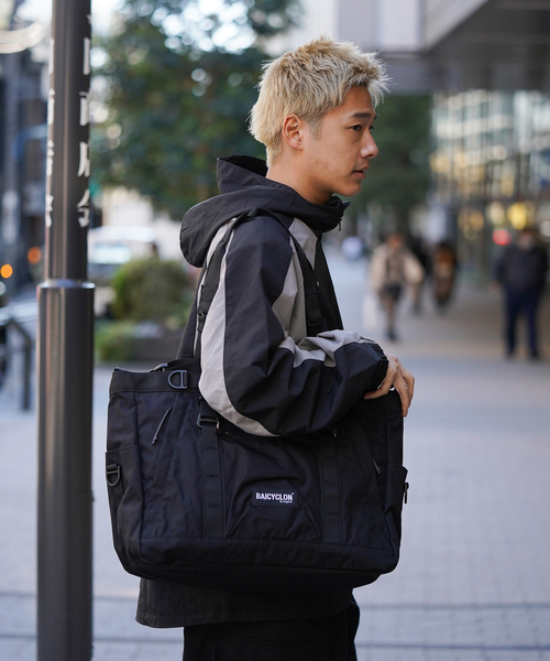 JOINT WORKS（ジョイントワークス）の「【BAICYCLON by bagjack / バイシクロン バイ バッグジャック】 TOTE BAG（ショルダーバッグ・メンズ・ブラック・FREE）」の5枚目の写真