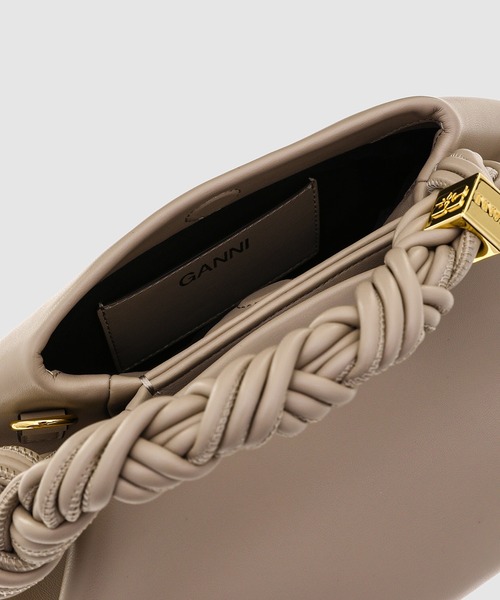 GANNI(ガニー)の「Ganni Bag(ハンドバッグ・レディース・グレー・ONE SIZE)」の9枚目の写真