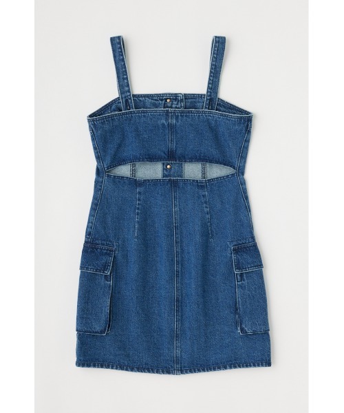 セール】DENIM CARGO MINI ドレス（ワンピース）｜MOUSSY