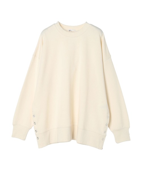 CRAFT STANDARD BOUTIQUE（クラフトスタンダードブティック）の「裏毛リングドットプルオーバー（Tシャツ/カットソー・レディース・アイボリー/サックスブルー/レッド/杢グレー/ブラック/オートミール・FREE）」の7枚目の写真