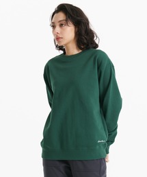 Eddie Bauer フルジップスウェット ネイビー トレーナー　ボア 00s Eddie Bauer フルジップスウェット ネイビー トレーナー ボア