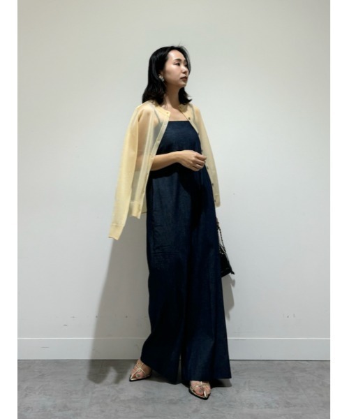 Mila Owen 2WAYストラップ付きベアオールインワン　新品未使用タグ付き Mila Owen（ミラオーウェン）の「2WAYストラップ付きベア