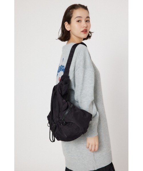 【 】★人気★ホリデーラウンドショルダーバッグ レザーベルトバックルミニラウンドショルダーバッグ2color