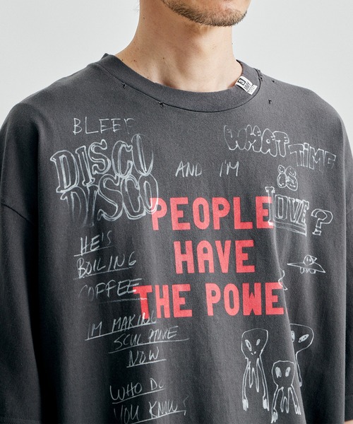 さらなる高みへ【MIHARAYASUHIRO】ディストレストTシャツ Maison MIHARA YASUHIRO - ディストレストTシャツ - Distressed