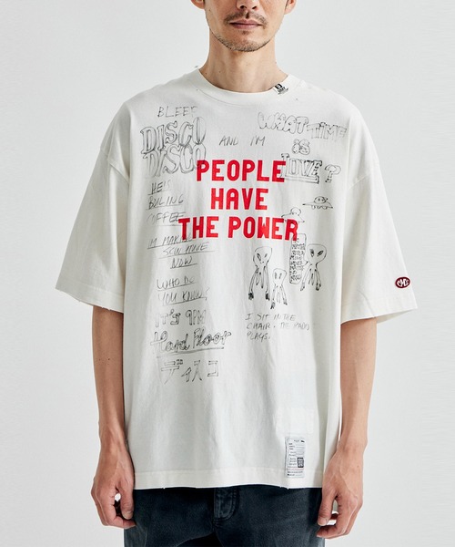 MIHARAYASUHIRO/ミハラヤスヒロ】DISTRESSED TEE/ディストレスト