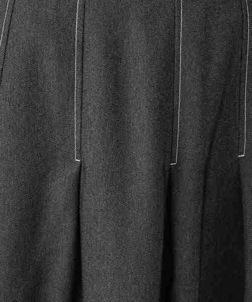 DRESKIP(ドレスキップ)の「◆上品シルエット デニム調 サイドボタン タックスカート(スカート・レディース・ブルー系その他/ベージュ/ブラック・04/03/02)」の7枚目の写真