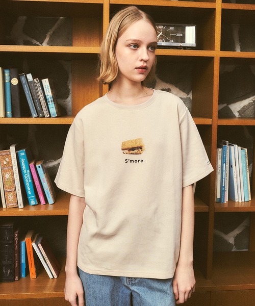 RUBY AND YOU(ルビーアンドユー)の「S’moreプリントTシャツ(Tシャツ/カットソー・レディース・ベージュ系その他/オフホワイト・FREE)」の13枚目の写真