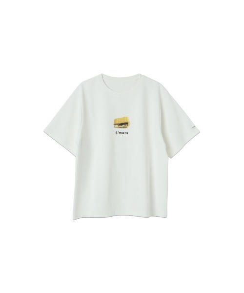 RUBY AND YOU(ルビーアンドユー)の「S’moreプリントTシャツ(Tシャツ/カットソー・レディース・ベージュ系その他/オフホワイト・FREE)」の5枚目の写真