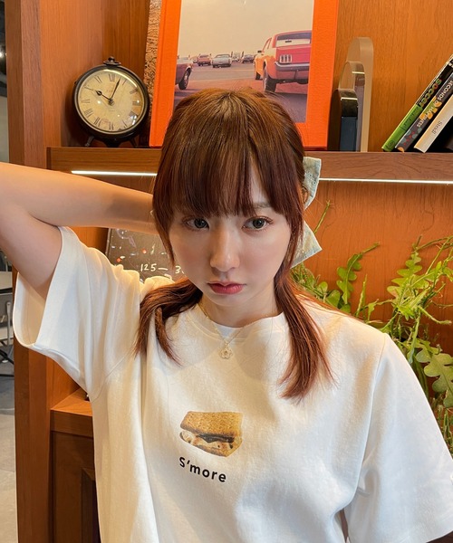 RUBY AND YOU(ルビーアンドユー)の「S’moreプリントTシャツ(Tシャツ/カットソー・レディース・ベージュ系その他/オフホワイト・FREE)」の18枚目の写真