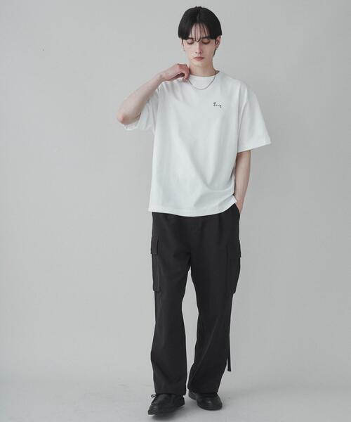 LUCY（ルーシー）の「LUCY/AIRFUNCTION シンプルロゴT（Tシャツ/カットソー・メンズ・ブラック/ホワイト/グリーン・LARGE/MEDIUM）」の4枚目の写真