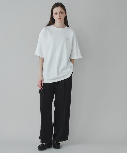 LUCY（ルーシー）の「LUCY/AIRFUNCTION シンプルロゴT（Tシャツ/カットソー・メンズ・ブラック/ホワイト/グリーン・LARGE/MEDIUM）」の5枚目の写真