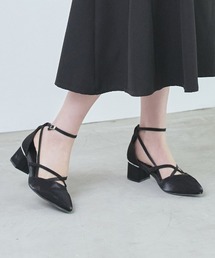 RUIRUE BOUTIQUE（ルイルエブティック）の「クロスストラップチャンキーヒールパンプス（パンプス）」