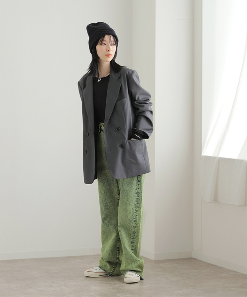 Oriens JOURNAL STANDARD(オリエンス ジャーナルスタンダード)の「テーラードジャケット(テーラードジャケット・レディース・チャコールグレー/ネイビー・FREE)」の5枚目の写真