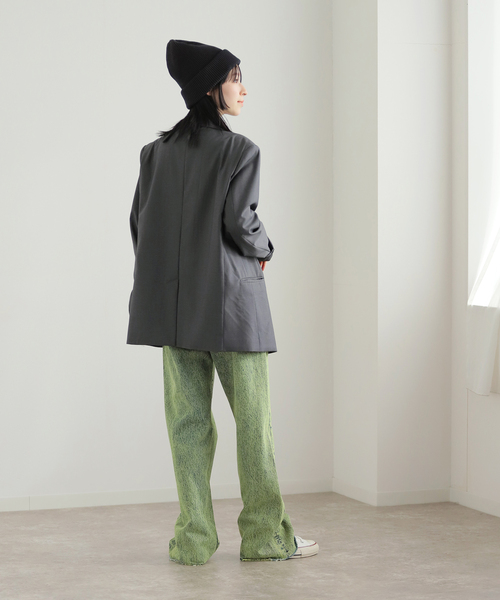 Oriens JOURNAL STANDARD(オリエンス ジャーナルスタンダード)の「テーラードジャケット(テーラードジャケット・レディース・チャコールグレー/ネイビー・FREE)」の6枚目の写真