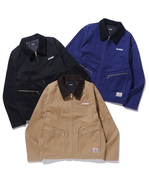 【XLARGE×dickies ワークジャケット】 XLARGE エクストララージ XLARGE x DICKIES WORK JACKET