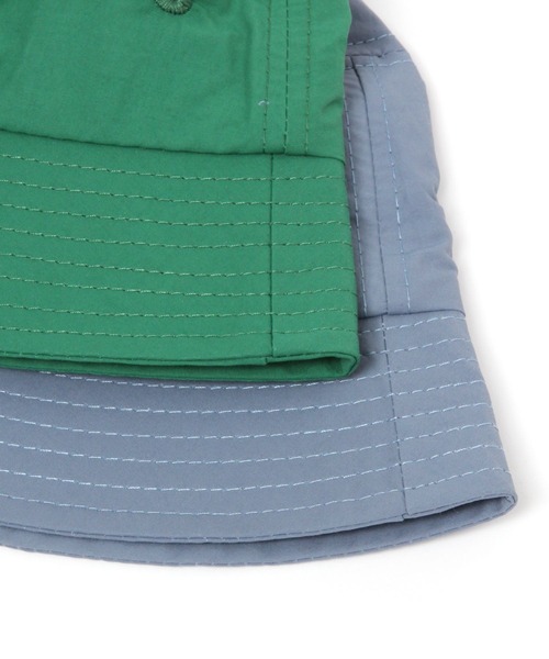 LAKOLE（ラコレ）の「ナイロンスポーティーロゴハット / 105164（ハット・メンズ・ライトブルー/ブラック/グリーン・9）」の14枚目の写真