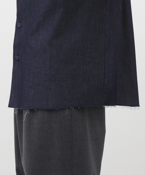 Gabriela Coll Garments(ガブリエラコールガーメンツ)の「【GABRIELA COLL GARMENTS / ガブリエラ コール ガーメンツ】ULTRA FINE DENIM SHIRT(シャツ/ブラウス・メンズ・ブラック/ネイビー・3/4)」の13枚目の写真