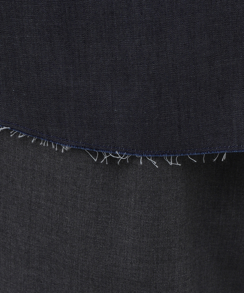Gabriela Coll Garments(ガブリエラコールガーメンツ)の「【GABRIELA COLL GARMENTS / ガブリエラ コール ガーメンツ】ULTRA FINE DENIM SHIRT(シャツ/ブラウス・メンズ・ブラック/ネイビー・3/4)」の14枚目の写真