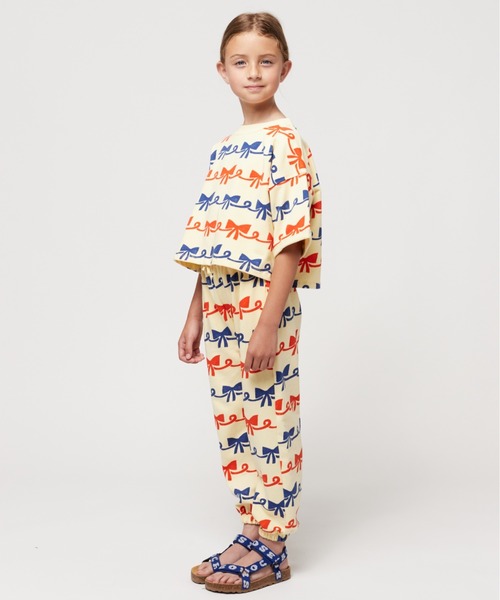 セール】Ribbon Bow all over short sleeve sweatshirt