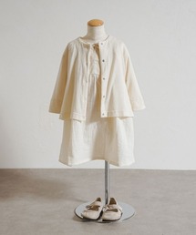 NAOMI ITO（ナオミイトウ）の「【Hommage de NAOMI ITO】オーガニック吊り天竺トップス 70-80cm・80-90cm・90-100cm（カーディガン/ボレロ）」