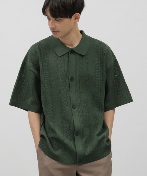 FANTASTICS　ニットシャツ 配色ニットシャツ|Wrangler|ラングラー