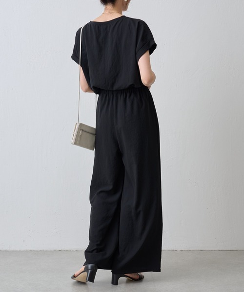 BEARDSLEY（ビアズリー）の「ジョーゼットバギーパンツ（スラックス・レディース・グレー/ブラック・S/M）」の5枚目の写真