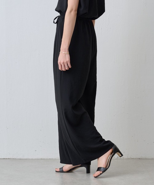 BEARDSLEY（ビアズリー）の「ジョーゼットバギーパンツ（スラックス・レディース・グレー/ブラック・S/M）」の10枚目の写真