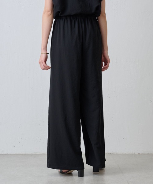 BEARDSLEY（ビアズリー）の「ジョーゼットバギーパンツ（スラックス・レディース・グレー/ブラック・S/M）」の12枚目の写真