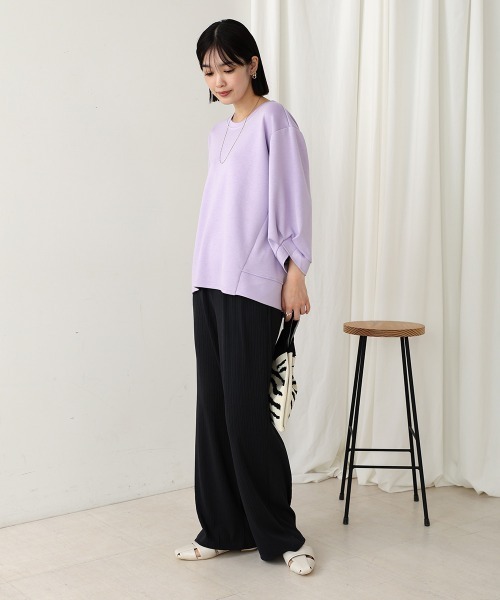 Bou Jeloud（ブージュルード）の「プリーツパンツ（その他パンツ・レディース・ベージュ/ブラック/ブルー/チャコールグレー・FREE）」の13枚目の写真