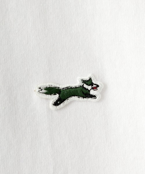 TOWNCRAFT（タウンクラフト）の「[TOWN CRAFT/タウンクラフト・THE FOX/ザフォックス] 別注 ワンポイントロゴワッペン 7分袖Tシャツ（Tシャツ/カットソー・レディース・アッシュグレー/ブルーグレー/ピンク/ホワイト/ブラック・S/M/L）」の8枚目の写真