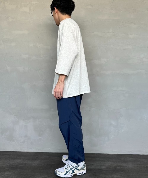 TOWNCRAFT（タウンクラフト）の「[TOWN CRAFT/タウンクラフト・THE FOX/ザフォックス] 別注 ワンポイントロゴワッペン 7分袖Tシャツ（Tシャツ/カットソー・レディース・アッシュグレー/ブルーグレー/ピンク/ホワイト/ブラック・S/M/L）」の18枚目の写真