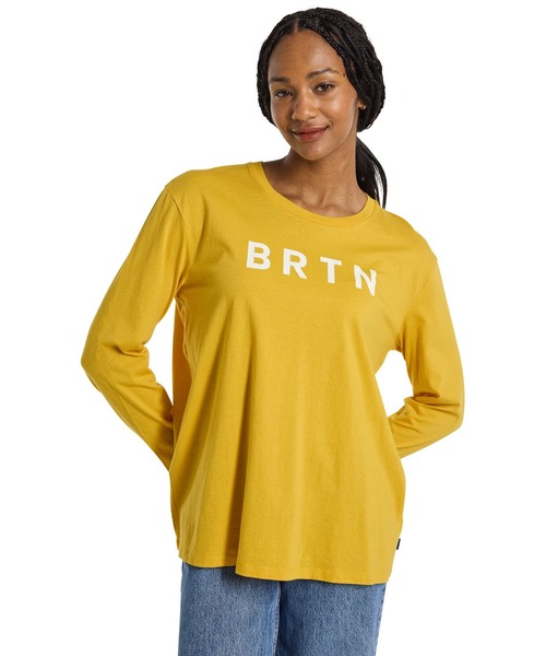 BURTON(バートン)の「BRTN ロングスリーブ Tシャツ(Tシャツ/カットソー・レディース・イエロー/パープル・XS/S/M)」の2枚目の写真