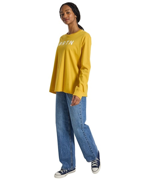 BURTON(バートン)の「BRTN ロングスリーブ Tシャツ(Tシャツ/カットソー・レディース・イエロー/パープル・XS/S/M)」の3枚目の写真