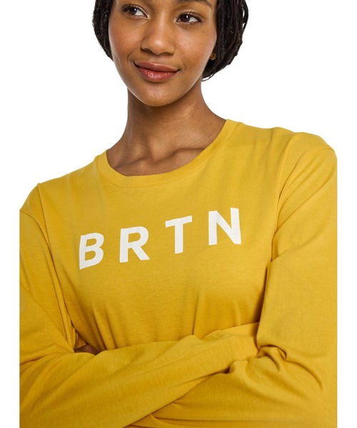 BURTON(バートン)の「BRTN ロングスリーブ Tシャツ(Tシャツ/カットソー・レディース・イエロー/パープル・XS/S/M)」の5枚目の写真