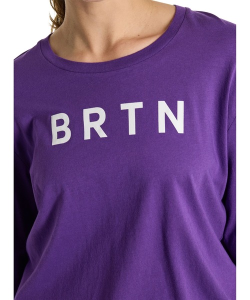 BURTON(バートン)の「BRTN ロングスリーブ Tシャツ(Tシャツ/カットソー・レディース・イエロー/パープル・XS/S/M)」の9枚目の写真