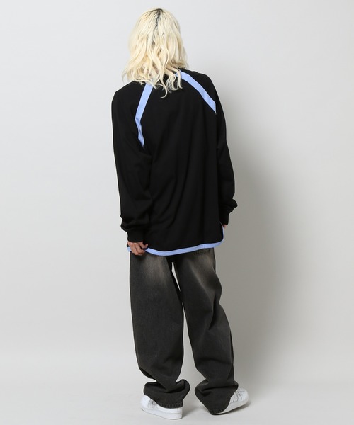 AMESWORLDWIDE(アメスワールドワイド)の「【UNISEX】AMES WORLDWIDE/メッセージラグラン長袖Tシャツ 2111581(Tシャツ/カットソー・レディース・ネイビー/ブラック/ホワイト・MEDIUM/SMALL/LARGE)」の19枚目の写真