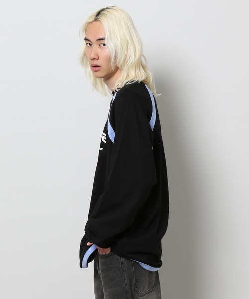 AMESWORLDWIDE(アメスワールドワイド)の「【UNISEX】AMES WORLDWIDE/メッセージラグラン長袖Tシャツ 2111581(Tシャツ/カットソー・レディース・ネイビー/ブラック/ホワイト・MEDIUM/SMALL/LARGE)」の21枚目の写真