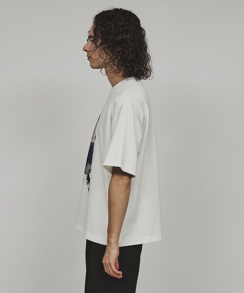 tk.TAKEO KIKUCHI（ティーケータケオキクチ）の「◆NATURE COLLAGE Tシャツ（Tシャツ/カットソー・メンズ・ホワイト/ブラック・01/02/03）」の17枚目の写真