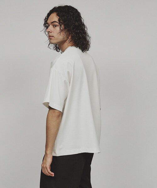 tk.TAKEO KIKUCHI（ティーケータケオキクチ）の「◆NATURE COLLAGE Tシャツ（Tシャツ/カットソー・メンズ・ホワイト/ブラック・01/02/03）」の6枚目の写真