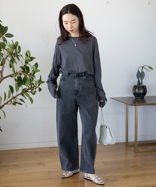 LEPSIM(レプシィム)の「アソートLOGOロンT 109948(Tシャツ/カットソー・レディース・ライトブルー/オフホワイト/チャコールグレー・FREE)」の10枚目の写真