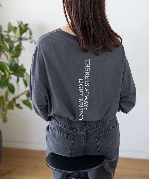 LEPSIM(レプシィム)の「アソートLOGOロンT 109948(Tシャツ/カットソー・レディース・ライトブルー/オフホワイト/チャコールグレー・FREE)」の17枚目の写真