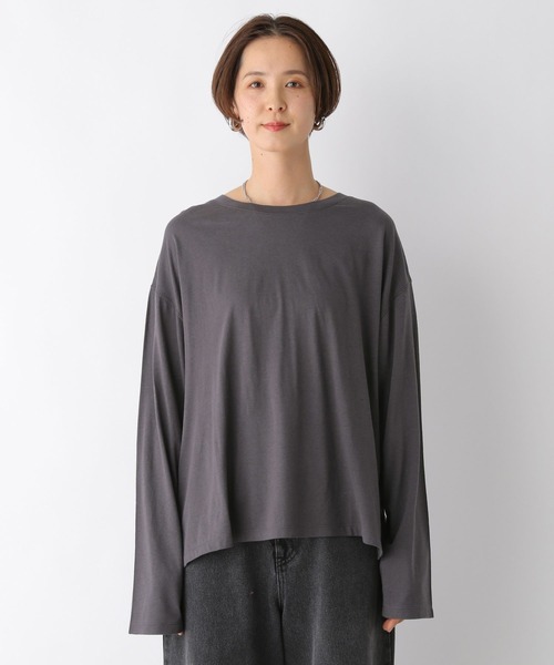 LEPSIM(レプシィム)の「アソートLOGOロンT 109948(Tシャツ/カットソー・レディース・ライトブルー/オフホワイト/チャコールグレー・FREE)」の22枚目の写真